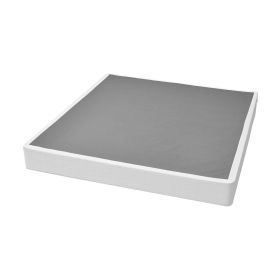 VEVOR Box Spring, King Size Bed Frame with Washable Fabric Cloth, Heavy Duty Metal Frame for King Bed, 9 in Mattress Foundation