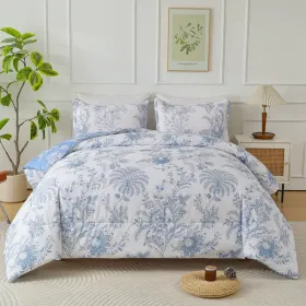 3pieces Comforter Set King Comforter X1 Pillowcasex2 Extremely Diverse Styles (Option: DiErZhiGe)