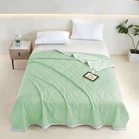 1pc Innovative Soundwave Design Ultra Soft Thin Quilt, Cozy & Breathable All-Season Reversible Comforter For Hot Sleepers, Ideal Lightweight Bedd (Option: 100X150cm)